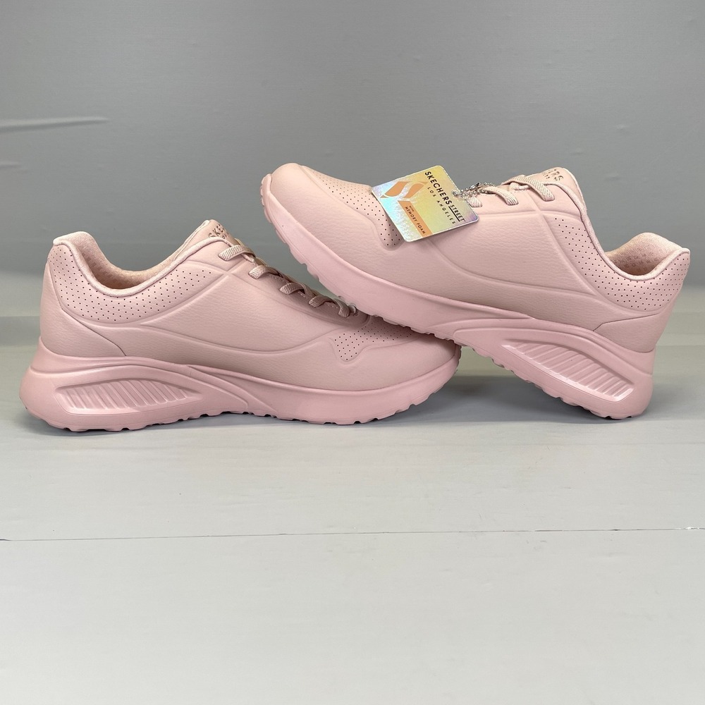 Skechers Uno Lite Walking Shoes Womens Size 11 Pink Athletic Running Sneakers - Picture 7 of 10